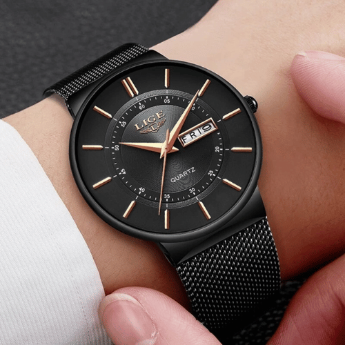 Ultra-Thin Quartz Unisex Watch.